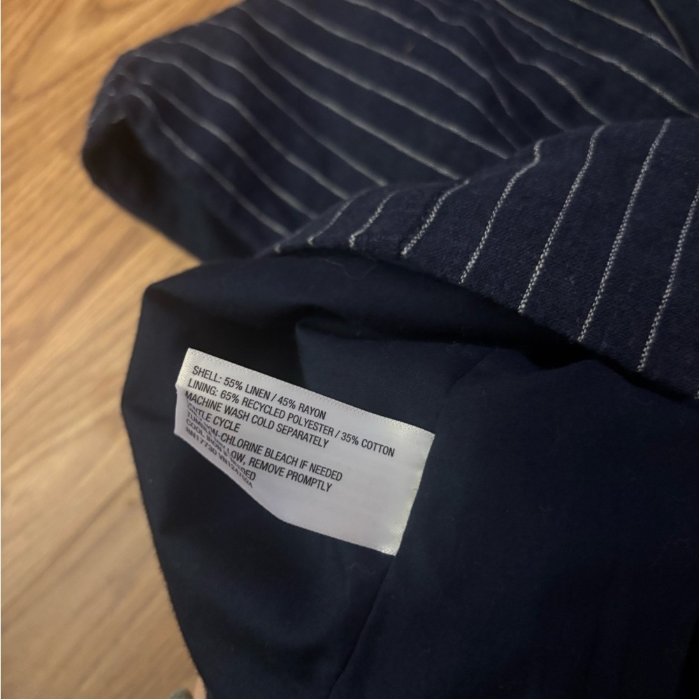 A New Day Navy & White Striped Vest Size Small - Picture 7 of 8